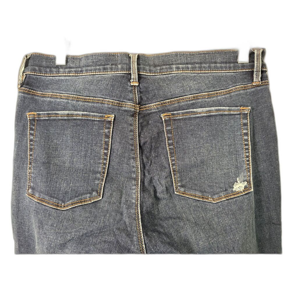 PacSun Dark Wash Distress Skinny Jeans 29 R High Rise Raw He Rip Ankle Jeggings - Picture 9 of 10